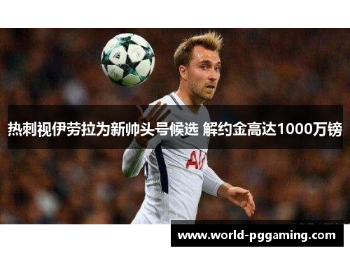 热刺视伊劳拉为新帅头号候选 解约金高达1000万镑